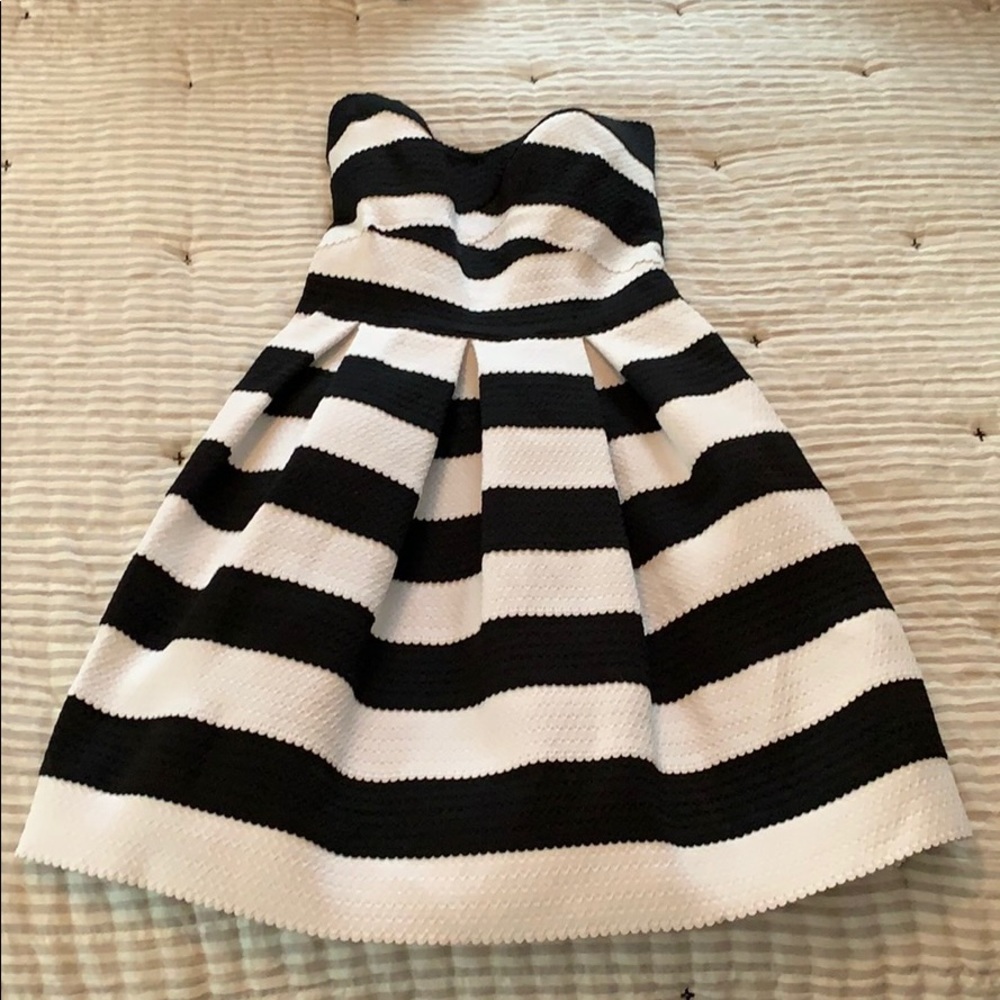 Black and White Cocktail Dress